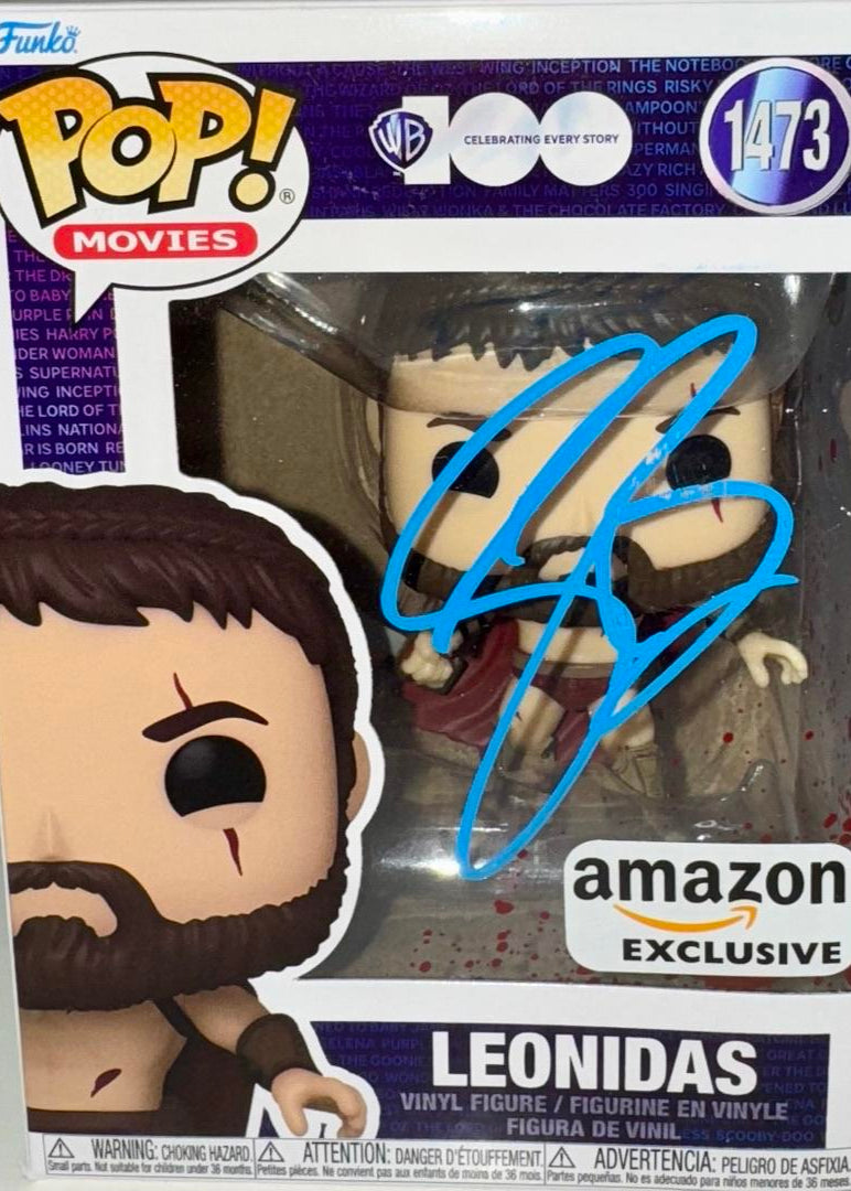 Gerard Butler Signed Funko Pop #1473 "Leonidas" - Beckett COA #02
